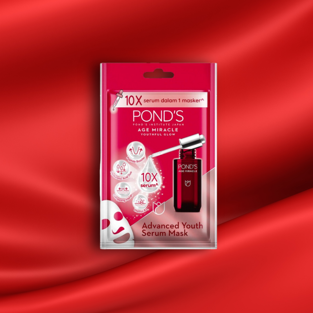 Ponds Sheet Mask Org Nectar+Ha 2x12x20g Front